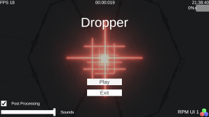 Скриншот из игры Dropper