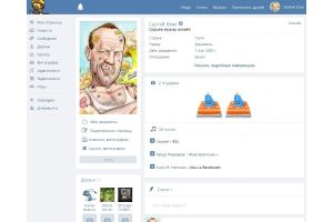 Страничка соц.сети "Студентоси"